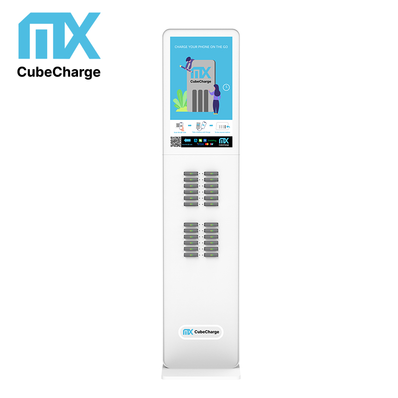 24-port vertical electronic screen charging station