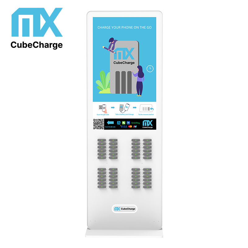 48-port vertical electronic screen charging station